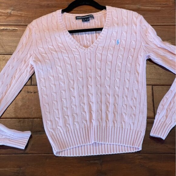Ralph Lauren Sport light pink sweater - Picture 1 of 10